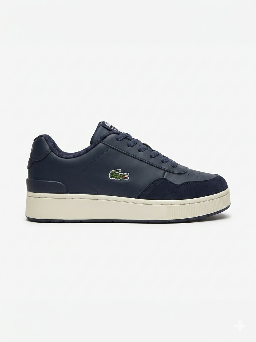 Basket LC Ace Clip en cuir et daim bleu marine