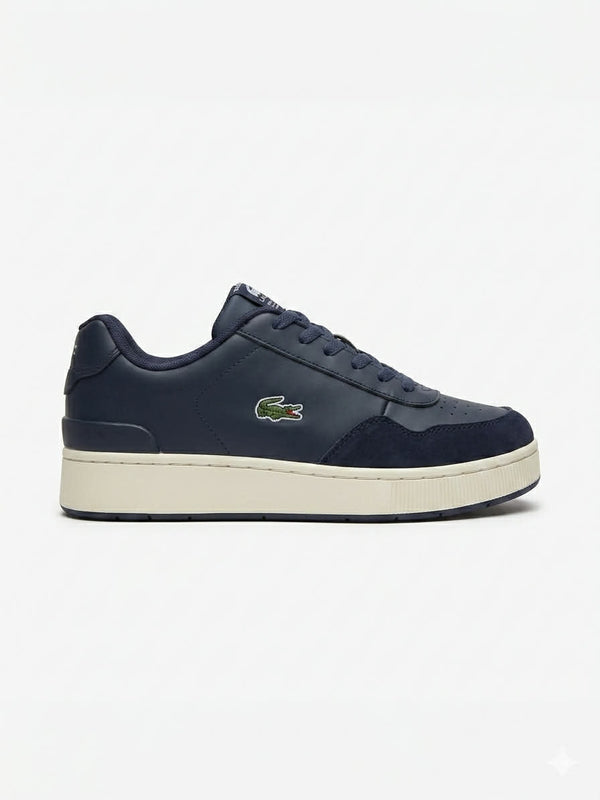 Basket LC Ace Clip en cuir et daim bleu marine