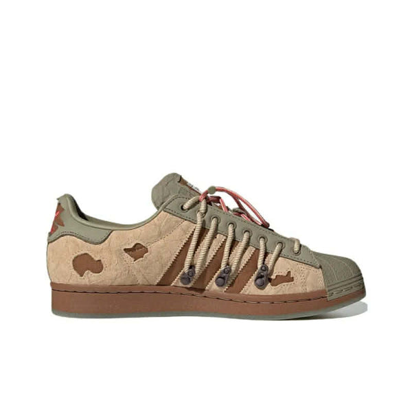 Adidas Originals Superstar x Melting Sadness 'Green Brown'