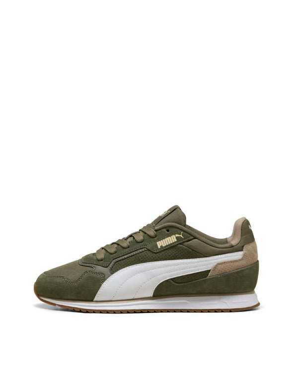 Basket Puma Softride St Miler SD en vert olive