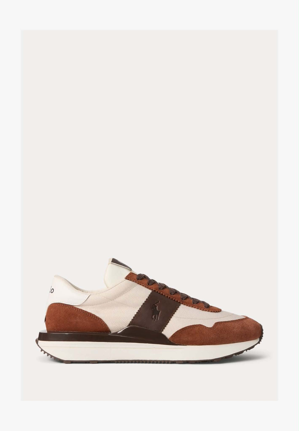 baskets Polo Ralph Lauren Train 89 marron