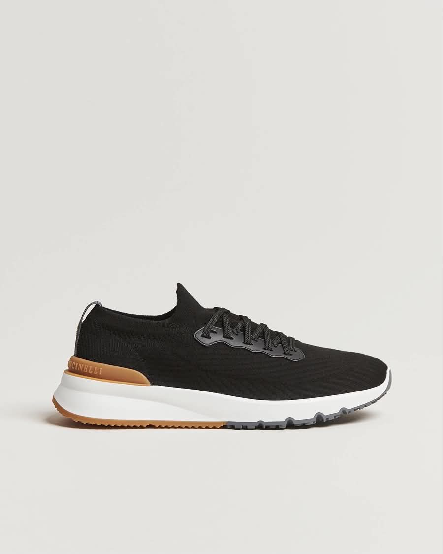 sneakers Flannel Running Black de Brunello Cucinelli