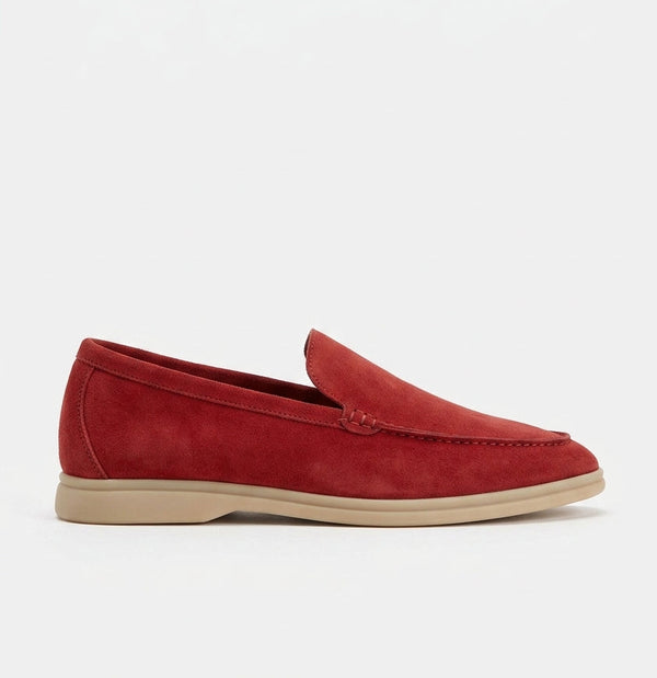 Mocassin Loro Piana Summer Walk – Rouge