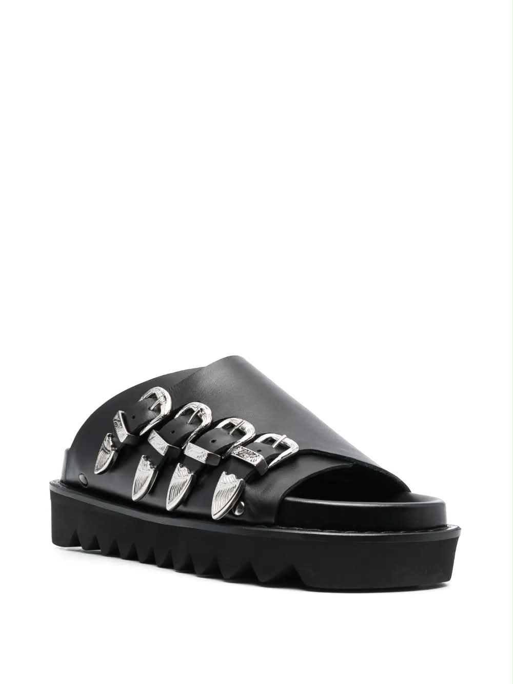 Toga Pulla en cuir noir