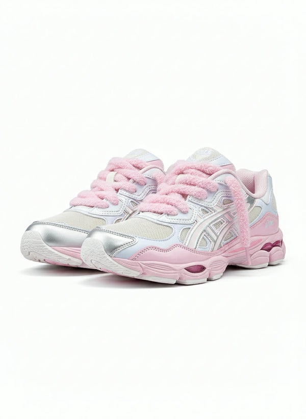 Sneakers ASICS Gel-NYC Kicki Yang Zhang rose mélange univers