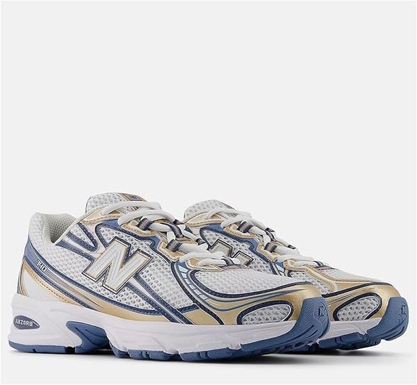New Balance Unisexe U740HB2 Heron Blue/Vintage Indigo/Gold Metallic/Sea Salt