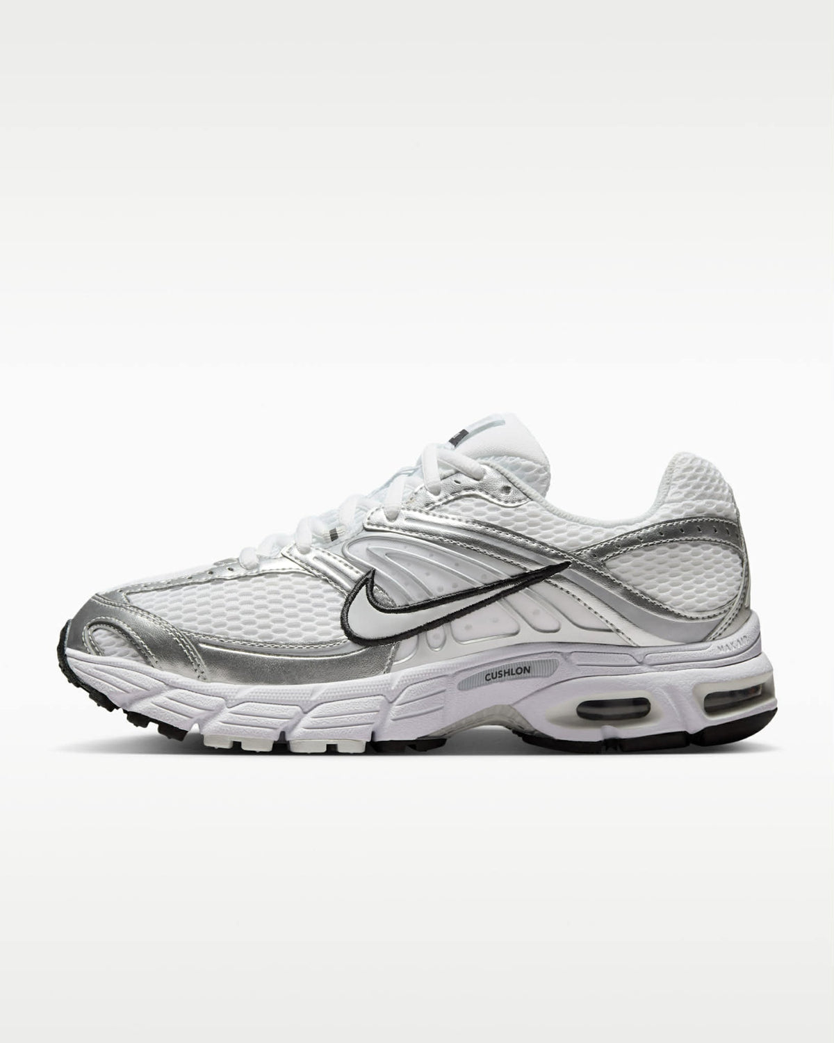 Sneakers Air Max Moto 2K blanc et argent métallisé