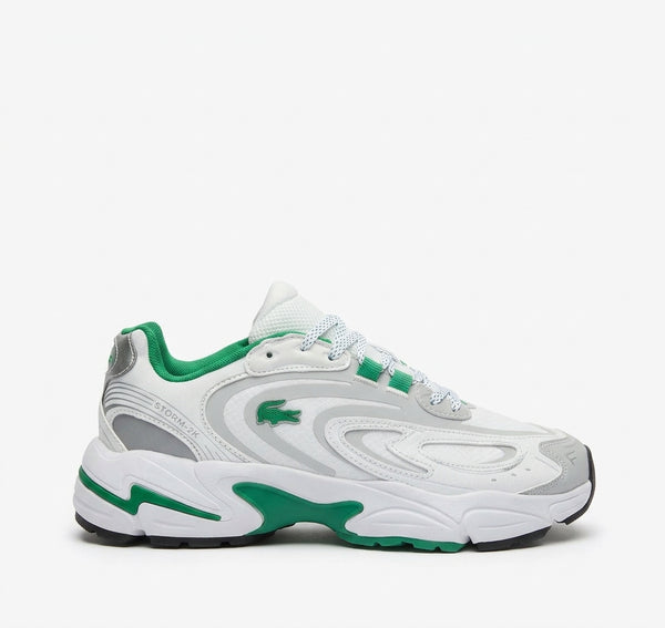 Basket Lacoste Storm-2K en blanc et vert