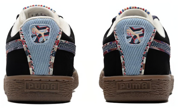 PUMA Suede Bz Emb 'Black Navy Marzipan Light Blue'