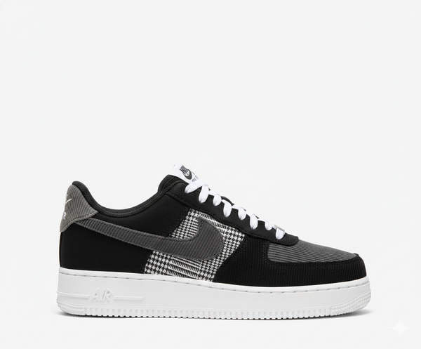 Sneakers AF1 Black Patchwork Low