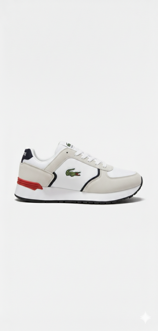 Lacoste Linedrive - gris, bleu marine et rouge