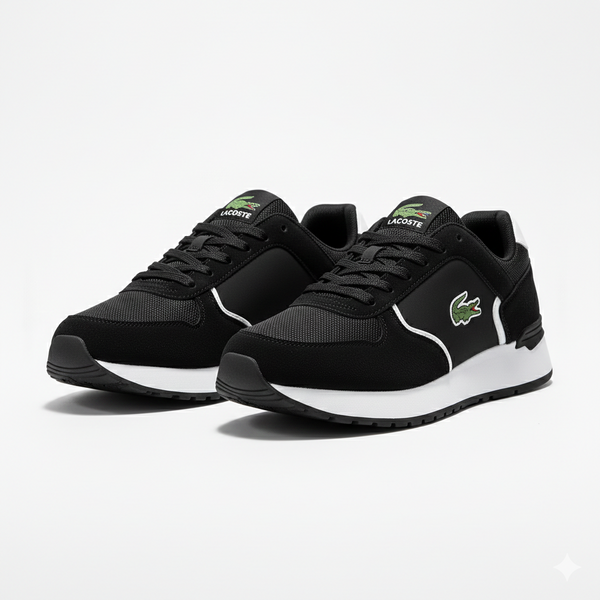 Sneakers Partner Piste en noir et blanc