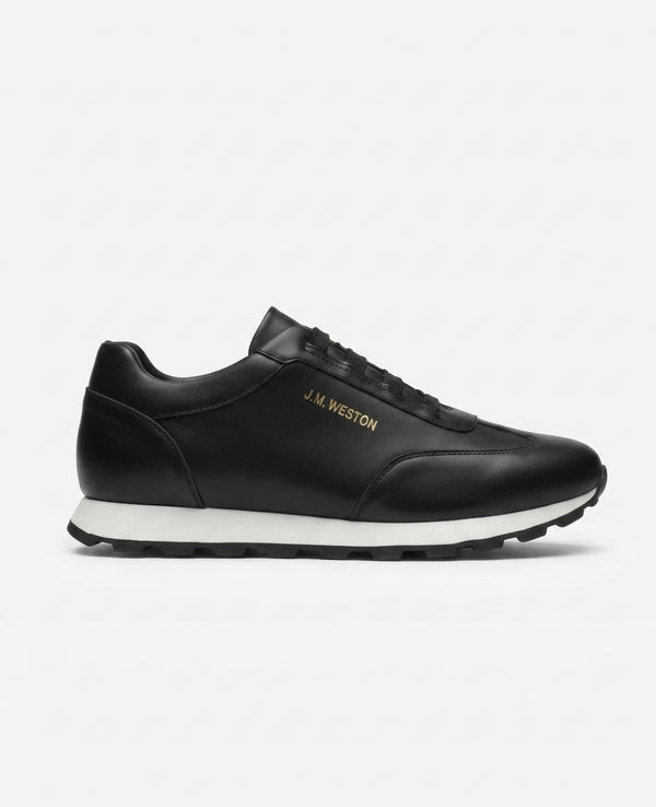 Basket J.M. Weston On My Way en cuir noir