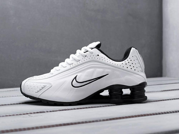 Sneaker Shox R4 blanche et noire