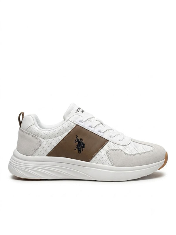 Baskets U.S. Polo Assn blanche et beige