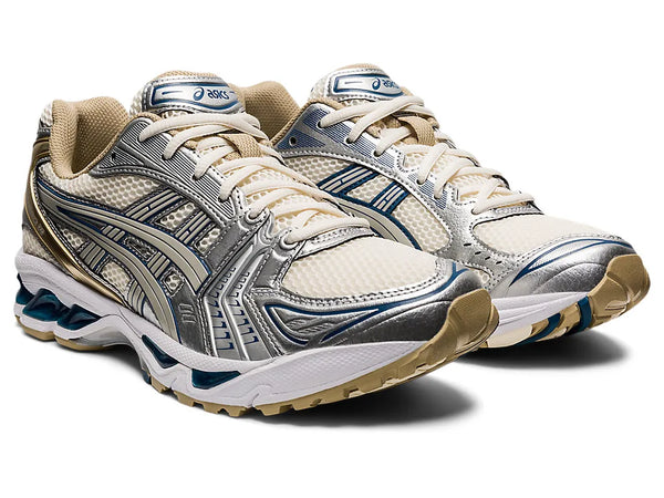 Asics Gel-Kayano 14 Crème et Argent Pur