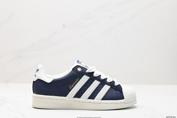 Adidas Originals Superstar bleu et blanc