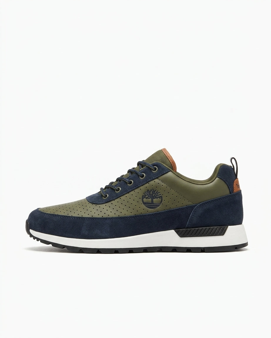 Basket Timberland en cuir vert olive