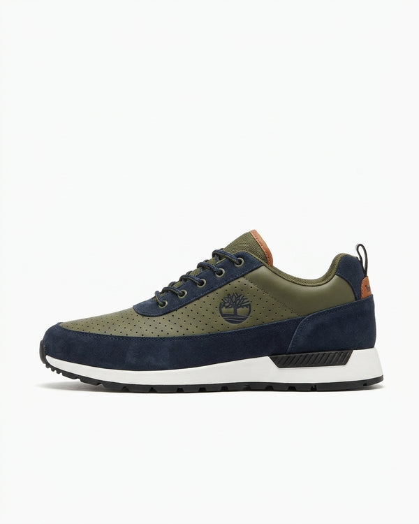 Basket Timberland en cuir vert olive