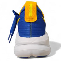baskets ASICS GEL-NIMBUS 28 dans un coloris bleu et jaune vif