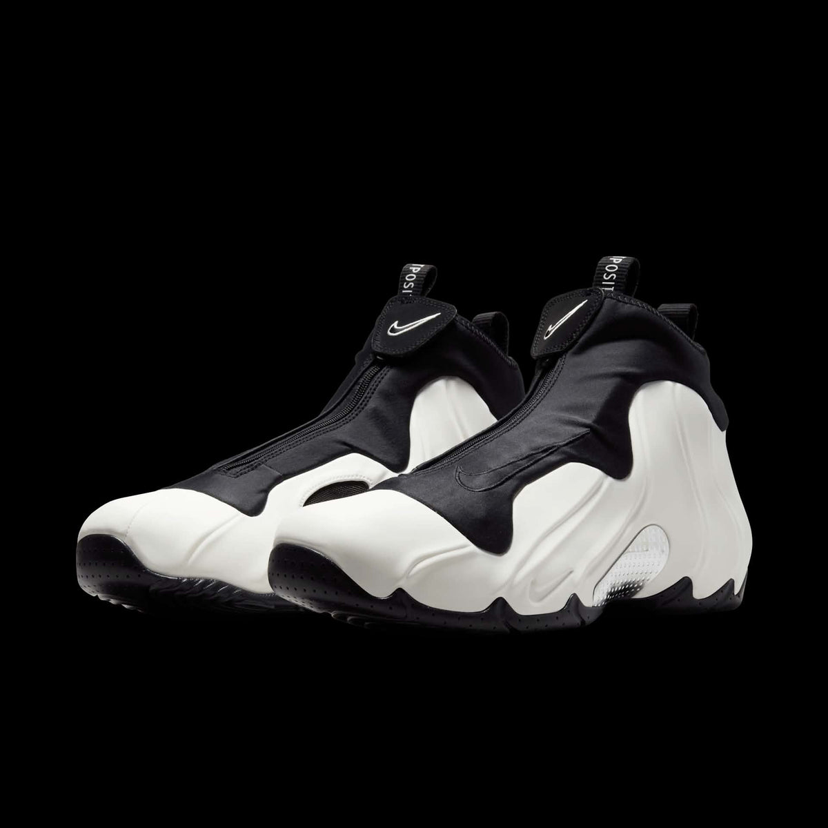Basket Nike Air Flightposite Sail Black