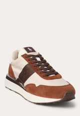 baskets Polo Ralph Lauren Train 89 marron