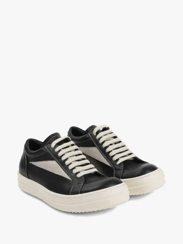 Basket Rick Owens Vintage en cuir noir