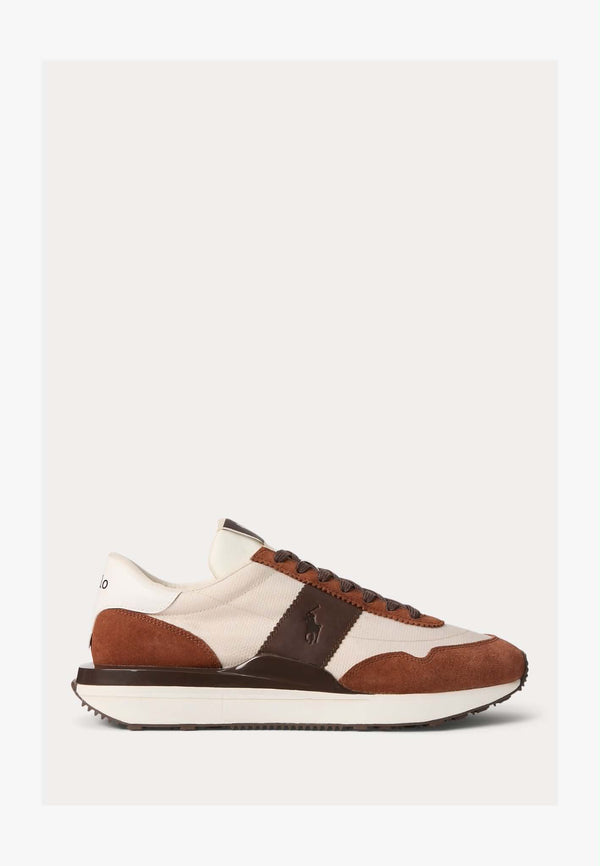 baskets Polo Ralph Lauren Train 89 marron
