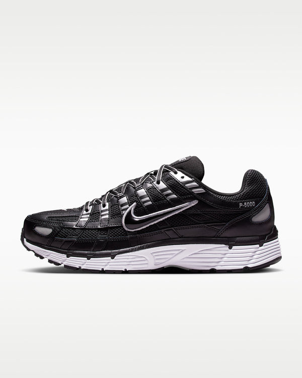 Sneakers P-6000 noir et argent métallique