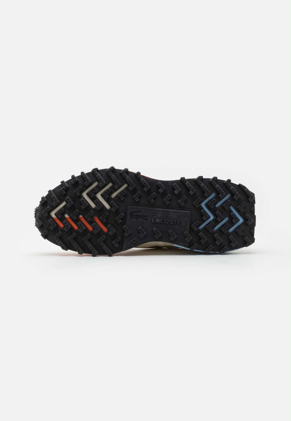 Basket Lacoste Elite Active en coloris écru et marine