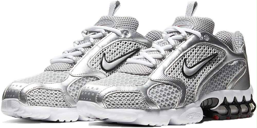 Basket Air Zoom Spiridon Cage 2 Metallic Silver