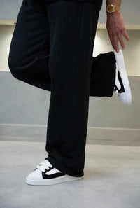 baskets Numeris Eclipse Jet en noir et blanc.