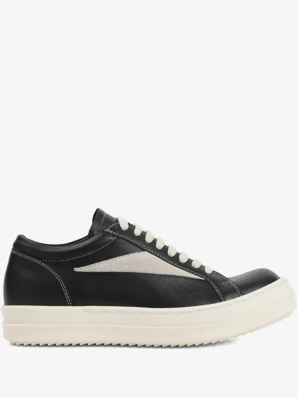 Basket Rick Owens Vintage en cuir noir