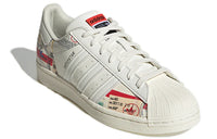 Adidas Superstar 'Cream White Red'