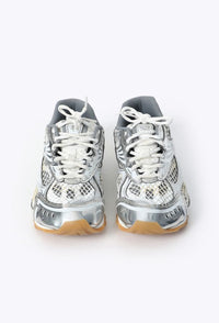 Basket Bottega Veneta Orbit Silver Metallic