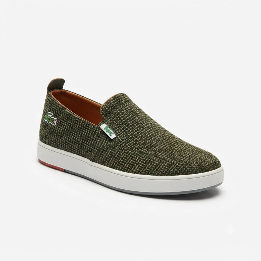 Basket lacoste marice vert