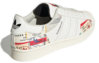 Adidas Superstar 'Cream White Red'