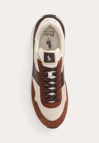 baskets Polo Ralph Lauren Train 89 marron