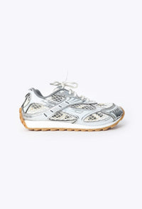 Basket Bottega Veneta Orbit Silver Metallic