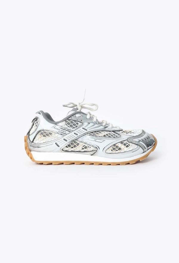 Basket Bottega Veneta Orbit Silver Metallic