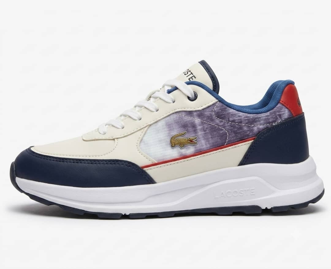 Basket Lacoste Neo Run White bleue