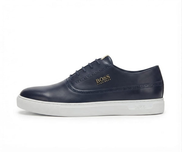 Basket BOSS Kieran Navy Leather