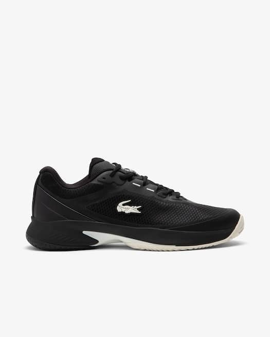 Basket Lacoste Tech Point noires et blanches
