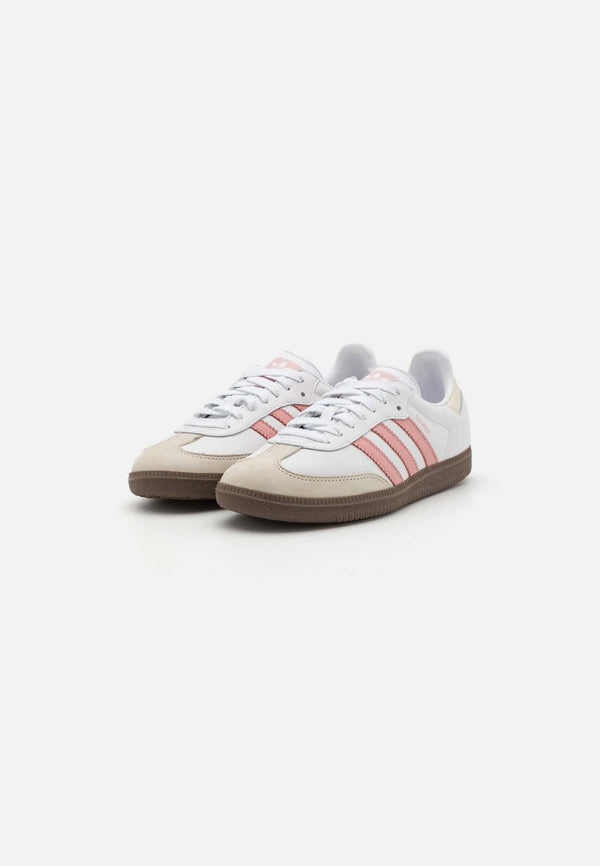 baskets Adidas Originals Samba en blanc et rose