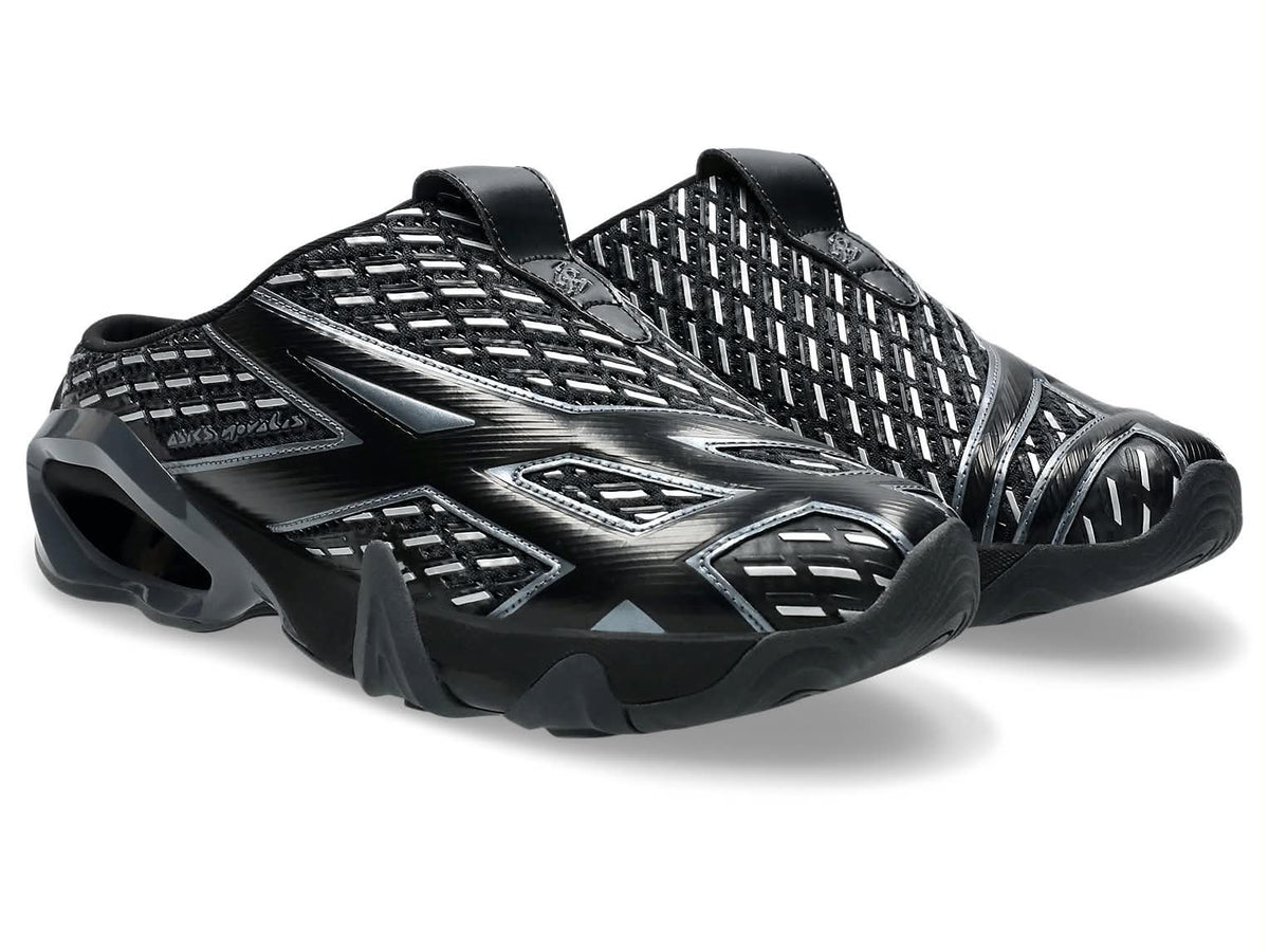 Mules ASICS x Kiko Kostadinov Novalis Gel-Styrax en Obsidian Black/Pure Silver