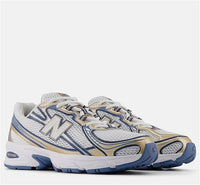 New Balance Unisexe U740HB2 Heron Blue/Vintage Indigo/Gold Metallic/Sea Salt