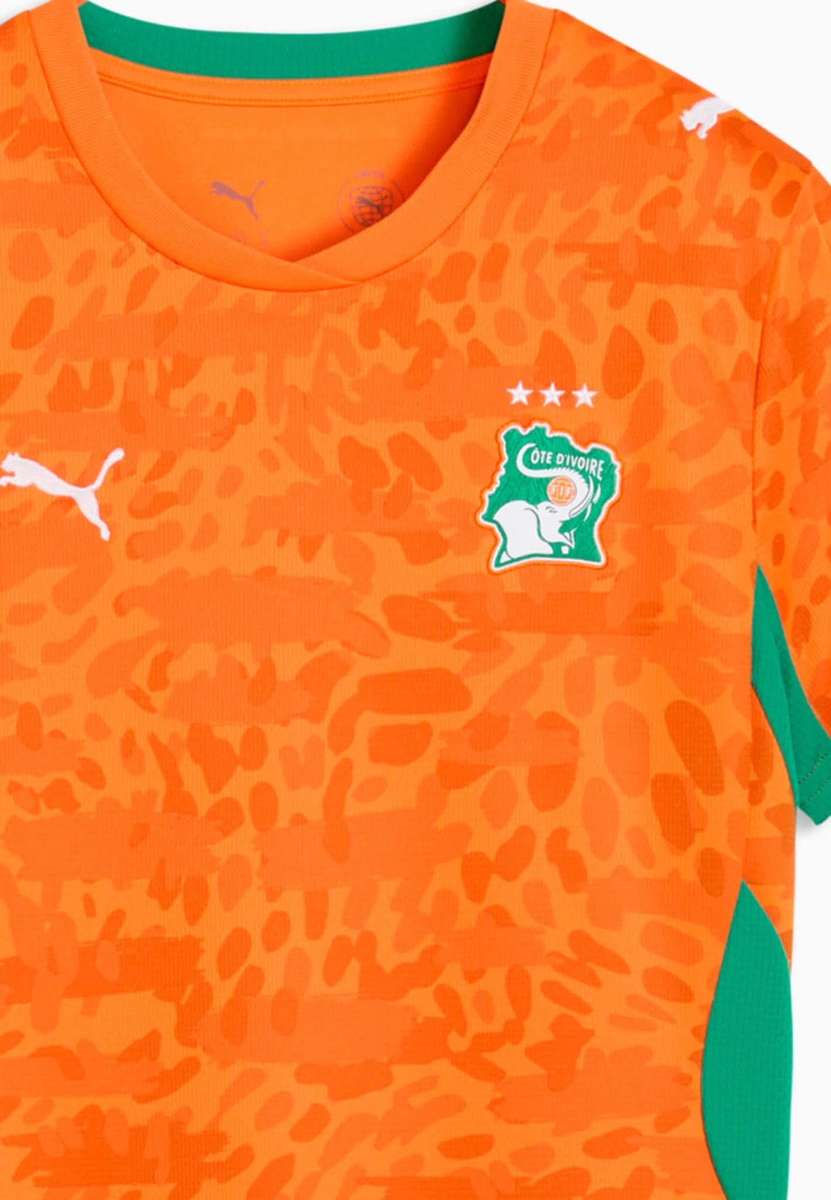 maillot officiel domicile 2026 de l’équipe nationale de football de la Côte d’Ivoire (les Éléphants)