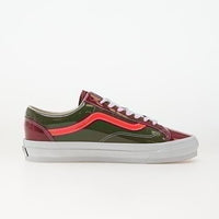 Basket Vans LX Old Skool 36 Bordeaux Olive Patent Leather