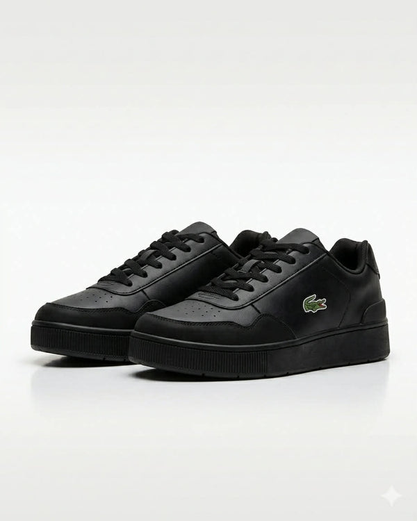 Basket LC Ace Clip en cuir et daim noire