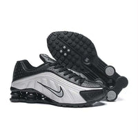 Nike Men's Shox R4 (Black/Black-Metallic Silver)